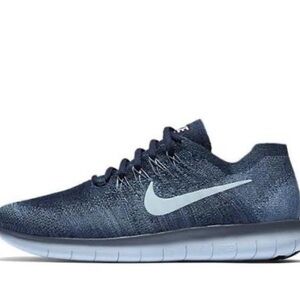 Nike FREE RN FLYKNIT Oceanfog, Navy, Blue Men Size 7 , Wonens 8.5 880843-402